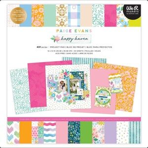 Paige Evan Happy Haven Project Pad 12x12 project paper pad